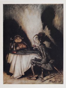 Jack Sprat e sua moglie da Arthur Rackham