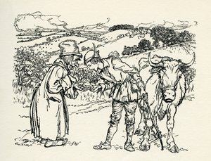 Jack e il fagiolo magico da Arthur Rackham