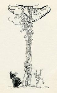 Jack e il fagiolo magico da Arthur Rackham