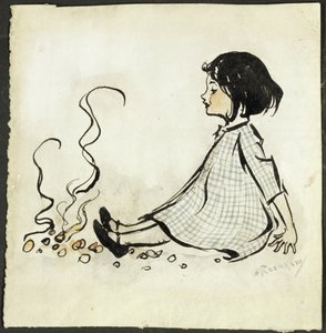 Piccola Polly Flinders da Arthur Rackham