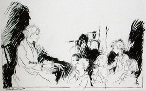 Lunghe storie di fantasmi, streghe e indiani, illustrazione da 