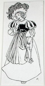 Miss Una Von-Something, illustrazione da 
