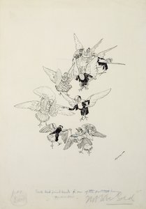 Uno dei balli più belli che tu abbia mai visto, illustrazione da The Zankiwank and the Bletherwitch, di S.J. Adair Fitzgerald, pubblicato 1896 da Arthur Rackham