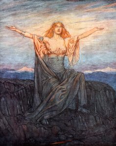 Sole, ti saluto! Salve, o luce! Salve, o glorioso giorno!, 1924 da Arthur Rackham