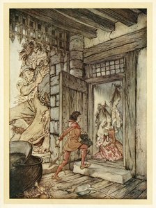 Prendendo le chiavi del castello, Jack aprì tutte le porte, da Fiabe inglesi, pub. 1922