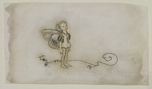 La cosa delle fate, da Sogno di una notte di mezza estate, pubblicato 1908 da Arthur Rackham