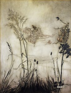 Le Fate sono Danzatrici Squisite, illustrazione in Peter Pan nei Giardini di Kensington di J.M Barrie, 1906
