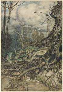 Il Drago Verde da Arthur Rackham