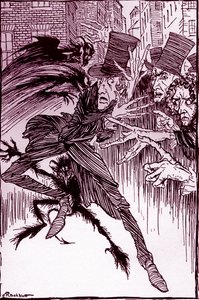 Il demone della perversità di Edgar Allan Poe da Arthur Rackham