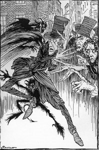 Il demone della perversità di Edgar Allan Poe da Arthur Rackham