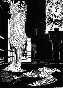 La maschera della morte rossa di Edgar Allan Poe da Arthur Rackham