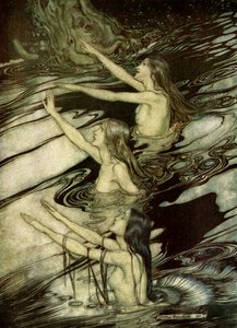 Il crepuscolo degli dei da Arthur Rackham