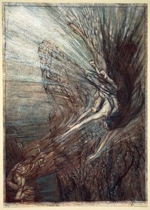 La festa delle fanciulle del Reno da Arthur Rackham