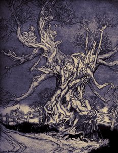La leggenda di Sleepy Hollow da Arthur Rackham