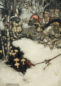 Bevevano il loro liquore in profondo silenzio, 1905 da Arthur Rackham