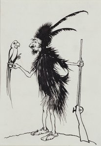 Ting-a-Ting Tang Povero Vecchio Robinson Crusoe da Arthur Rackham
