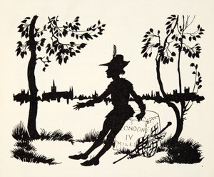 Turn again Whittington, tre volte sindaco di Londra, da The Arthur Rackham Fairy Book, pub. 1933 da Arthur Rackham
