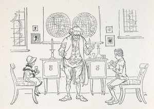 Due bambini e i loro maestri da Arthur Rackham