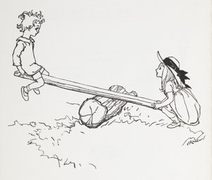 Due bambini su un