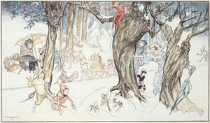 Divertimento invernale, 1924 da Arthur Rackham