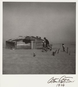 [Paesaggio con casa] da Arthur Rothstein