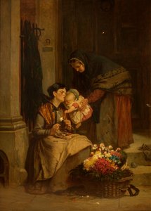 Il suo fiore più dolce, 1880 da Arthur Stocks
