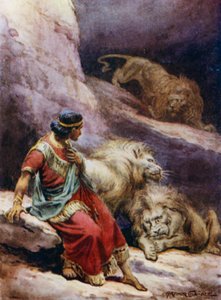 Daniele nella fossa dei leoni da Arthur Twidle