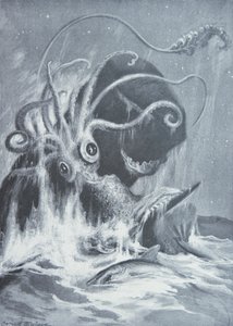 Il Kraken contro i capodogli da Arthur Twidle