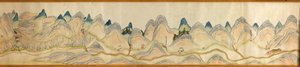 16.000. fornito. Orientato con il nord a destra. Rilievo mostrato pittoricamente. Copre il fiume Wei a Baoji Xian, Shanxi Sheng fino a Shu Dao al confine Shanxi-Sichuan. Mostra insediamenti, punti di sosta, stazioni, locande, templi, passi di montagna, mur