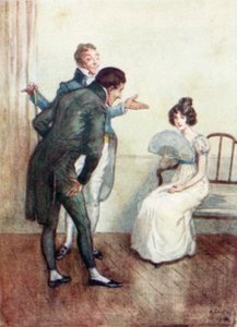 Illustrazione per Northanger Abbey di Jane Austen da Arthur Wallis Mills