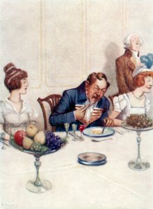 Illustrazione per Orgoglio e pregiudizio di Jane Austen da Arthur Wallis Mills
