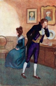 Illustrazione per Ragione e Sentimento di Jane Austen da Arthur Wallis Mills
