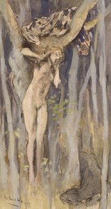 Amadriade - Spirito di un albero, c.1890 da Arthur Wardle