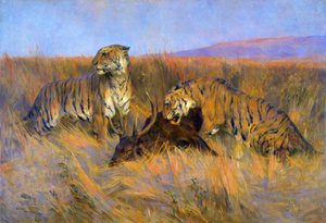 Tigri alla caccia da Arthur Wardle
