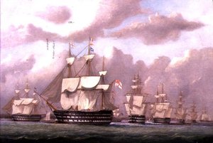 Il Vice Ammiraglio della Bianca Arriva a Spithead