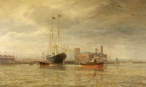 Inaugurazione del Royal Edward Dock, Avonmouth, 9 luglio da Arthur Wilde Parsons