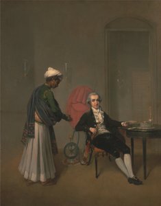 Ritratto di un gentiluomo, forse William Hickey, e di un servitore indiano
