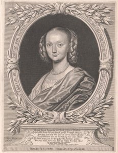 Anna Elisabeth von Stetten (stampa) da Artist Unknown