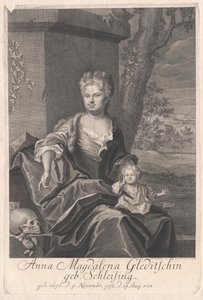 Anna Magdalene Schleising da Artist Unknown