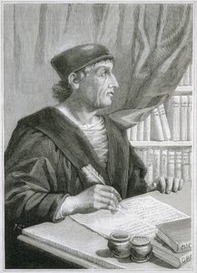 Antonio de Nebrija, umanista e grammatico (incisione) da Artist Unknown