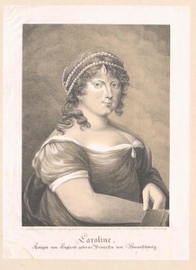 Carolina Amalia di Brunswick-Wolfenbuettel, da Artist Unknown