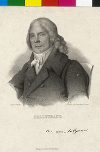 Charles Maurice duca Talleyrand-Périgord da Artist Unknown