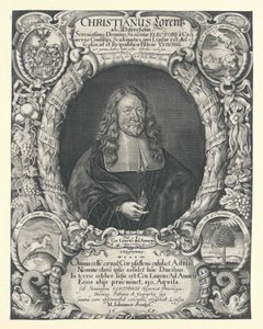 Christian Lorenz Adlershelm (stampa) da Artist Unknown