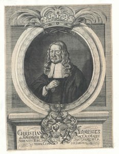Christian Lorenz Adlershelm (stampa) da Artist Unknown