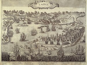 Città e porto di Cadice da Artist Unknown