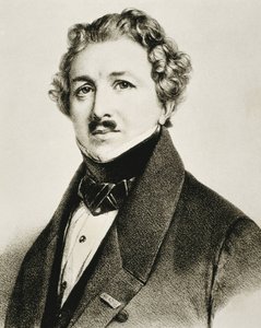 DAGUERRE, Louis-Jacques-Mandé (1787-1851). Inventore inglese che migliorò la fotografia. Litografia. da Artist Unknown