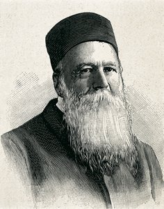 DUNANT, Henri (1845-1923). Fondatore della Croce Rossa (1863). Premio Nobel per la Pace nel 1901. Ritratto. Incisione. da Artist Unknown