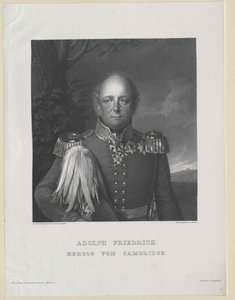 Duca di Cambridge Adolf Friedrich da Artist Unknown