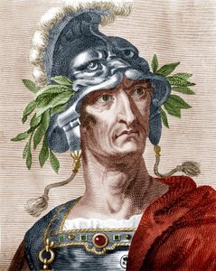 Imperatore Claudio (incisione a colori) da Artist Unknown