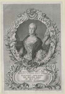 Imperatrice di Russia Caterina II da Artist Unknown